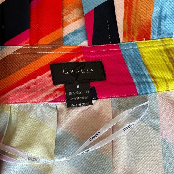 Gracia Pleated Maxi rich color shirt. Size S. - Picture 13 of 14